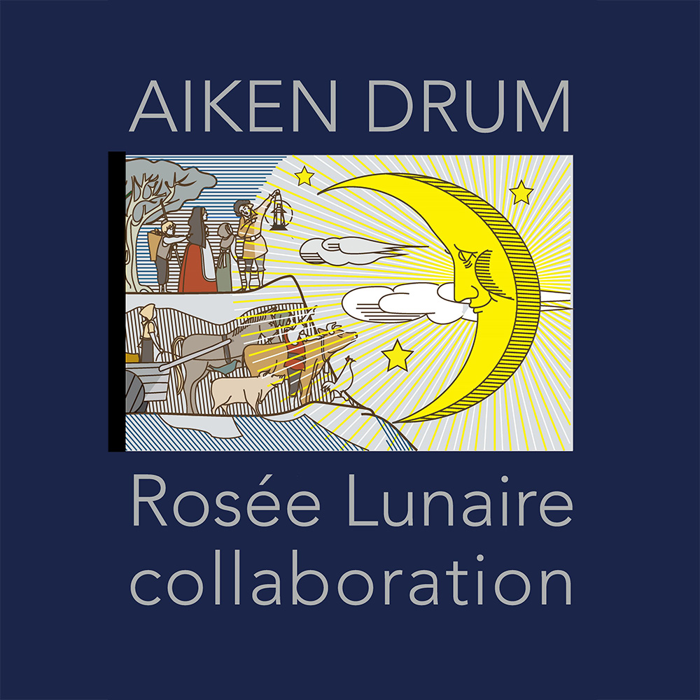 Aiken drum (Japan) Rosée Lunaire collaboration グラフィック 